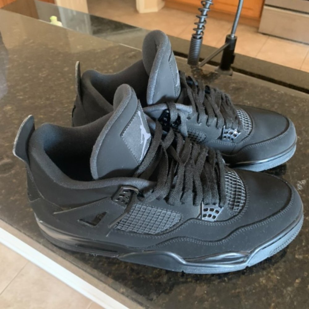 Jordan 4 Black Cats Size 13 - Picture 3 of 4